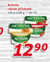 Jogurt ochucený Activia Danone