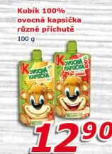 Kapsička ovocná 100% Kubík