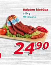 Klobása Balaton Krásno