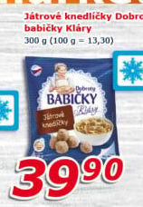Knedlíčky játrové mražené Dobroty Babičky Kláry