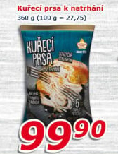 Kuřecí prsa k natrhání sous vide Vodňanské kuře