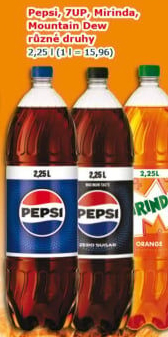 Limonáda Pepsi