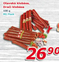 Otavská klobása Maso uzeniny Písek