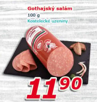 Salám Gothaj Kostelecké uzeniny