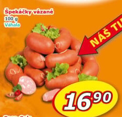 Špekáčky vázané Váhala