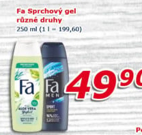 Sprchový gel Fa