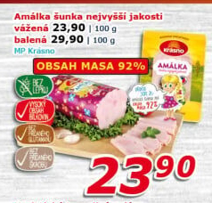 Šunka Amálka nejvyšší jakosti Krásno