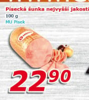 Šunka nejvyšší jakosti Maso uzeniny Písek
