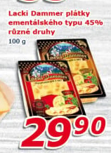 Sýr Ementálského typu Lacki Dammer