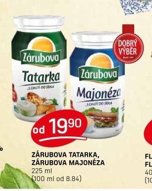 ZÁRUBOVA TATARKA, ZÁRUBOVA MAJONÉZA