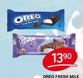 OREO FRESH MILK SNACK, MILKA CHOCO SNACK