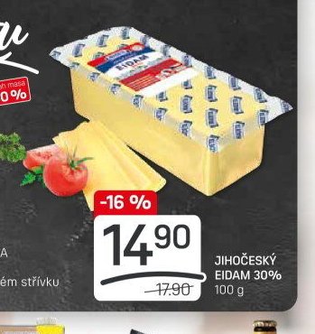 Jihočeský Eidam 30%