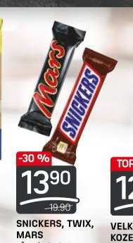 Snickers, Twix, Mars