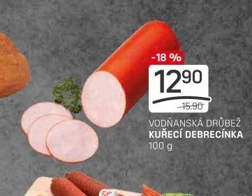 VODŇANSKÁ DRŮBEŽ KUŘECÍ DEBRECÍNKA 100 g