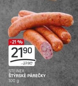 STEINEX ŠTÝRSKÉ PÁREČKY 100 g