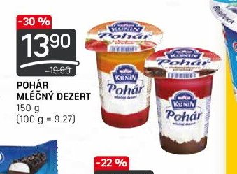 POHÁR MLÉČNÝ DEZERT