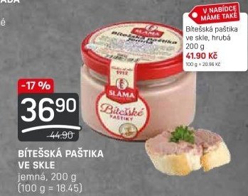Bítešská paštika ve skle