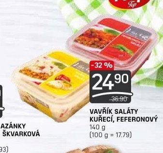 Vavřík saláty kuřecí, feferonový