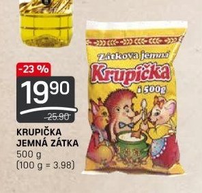 KRUPIČKA JEMNÁ ZÁTKA