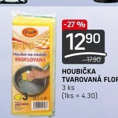 HOUBIČKA TVAROVANÁ FLOP