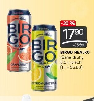 BIRGO NEALKO různé druhy 0,5 l, plech