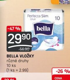 BELLA VLOŽKY různé druhy 10 ks