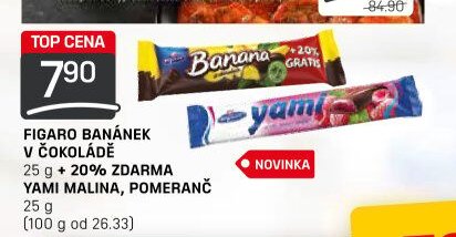 Figaro banánek v čokoládě