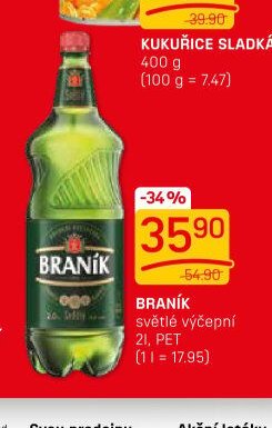 Braník světlé výčepní