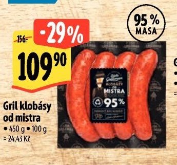 Gril klobásy od mistra