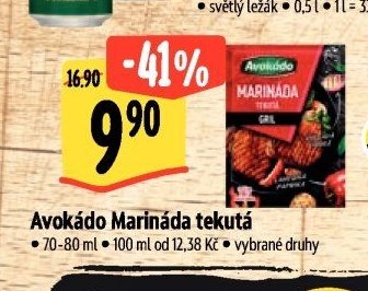 Avokádo Marináda tekutá