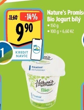 Bílý jogurt Bio Nature'