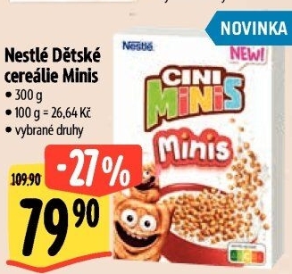 Cereálie Cini Minis Minis Nestlé