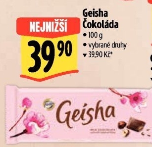 Čokoláda Geisha