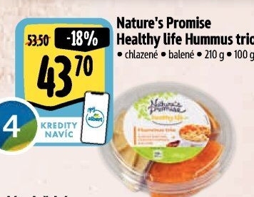 Hummus trio Healthy life Nature'
