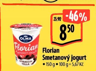 Jogurt smetanový Florian Olma