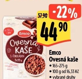 Kaše ovesná Emco