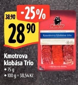 Kmotrova klobása trio Kmotr