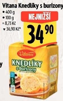 Knedlíky v prášku s burizony Vitana