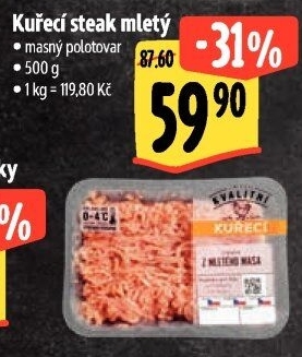 Kuřecí steak mletý Albert