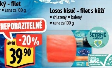 Losos Kisuč filet Albert