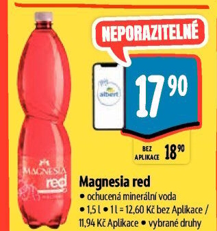 Minerální voda Magnesia Red