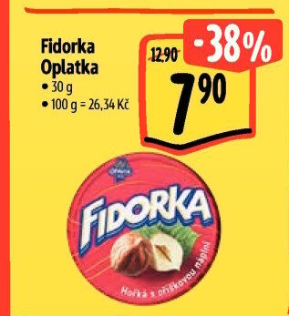 Oplatky Fidorka Opavia