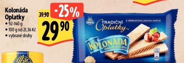 Oplatky Kolonáda Opavia