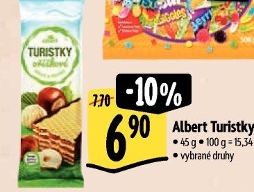 Oplatky Turistky Albert