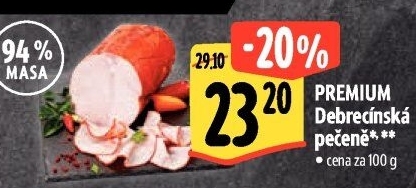 Pečeně debrecínská Premium Albertovo uzenářství