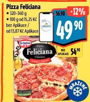 Pizza mražená FelicianaDr. Oetker