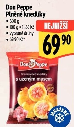Plněné knedlíky mražené Don Peppe