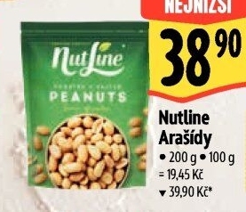 Pražené arašídy NutLine