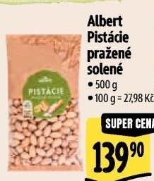 Pražené pistácie Albert