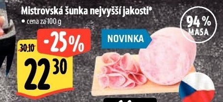 Šunka vepřová Mistrovská nejvyšší jakosti